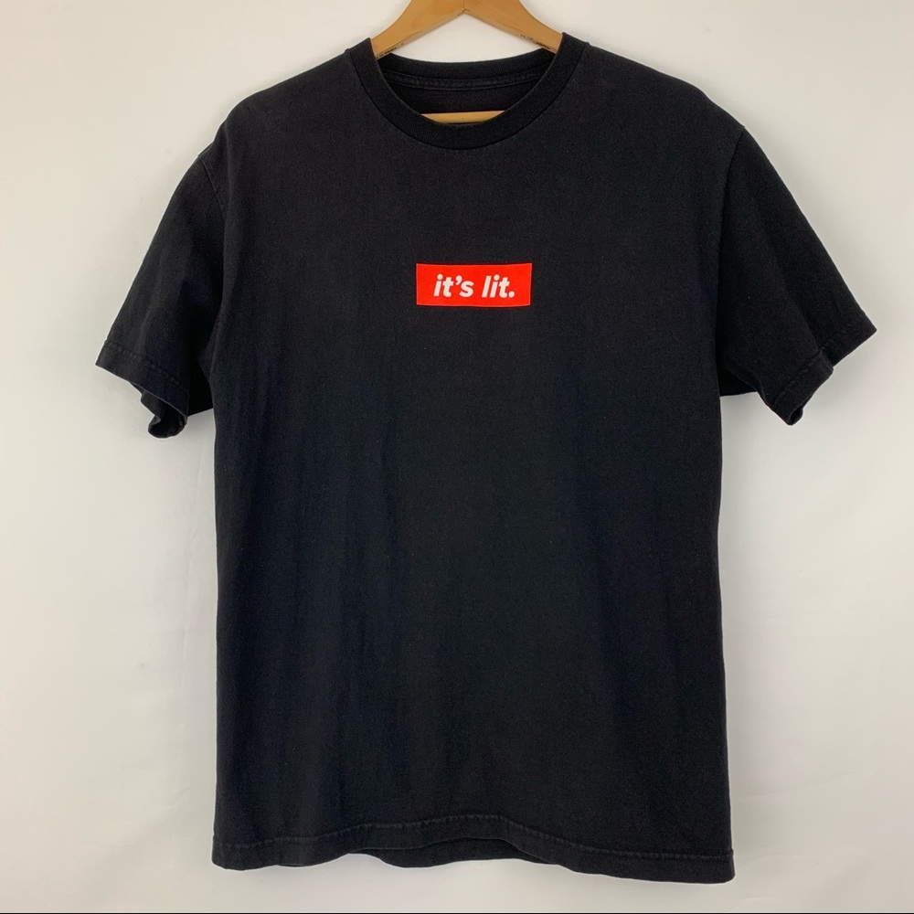 Blue Crown It’s Lit T-Shirt - Men’s Size Large